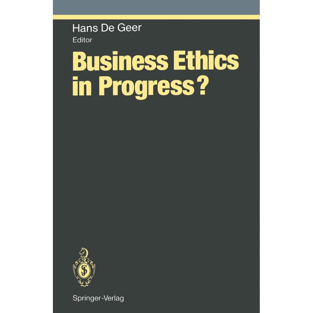 Business Ethics in Progress?, Fachbücher