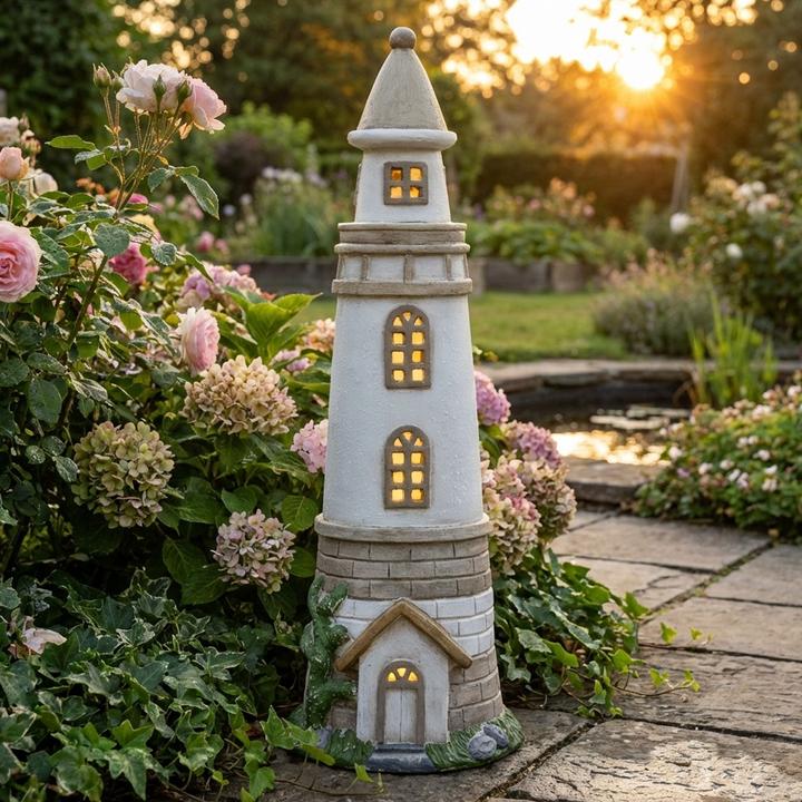 Produktbild ProGarden Solarlampe Leuchtturm