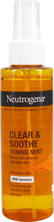Actual product image Neutrogena Clear & Soothe Turmeric Face Mist 125ml (Face toner, 125 ml)