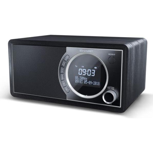 Sharp Radio digitale DR-450 (DR-450BK) (DAB, FM), Radio, Nero