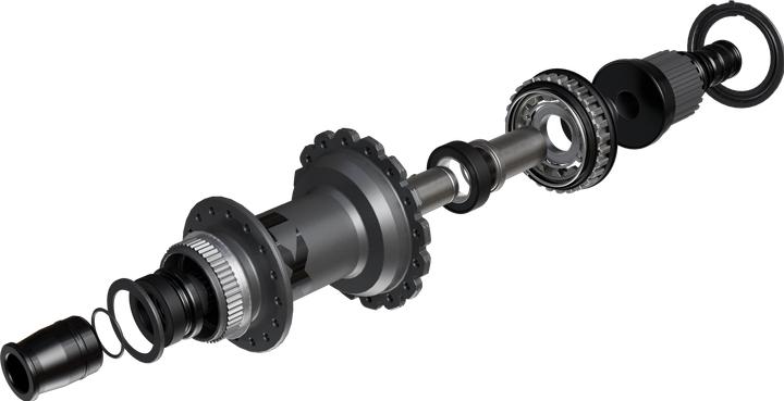 Actual product image Shimano Hinterradnabe XTR FH-M9210 12-Gang Micro Spline 148 mm (Disc brake Center lock)