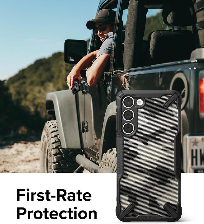 Actual product image Ringke Fusion X Design case for Samsung Galaxy S23+ camouflage black (Samsung Galaxy S23+)