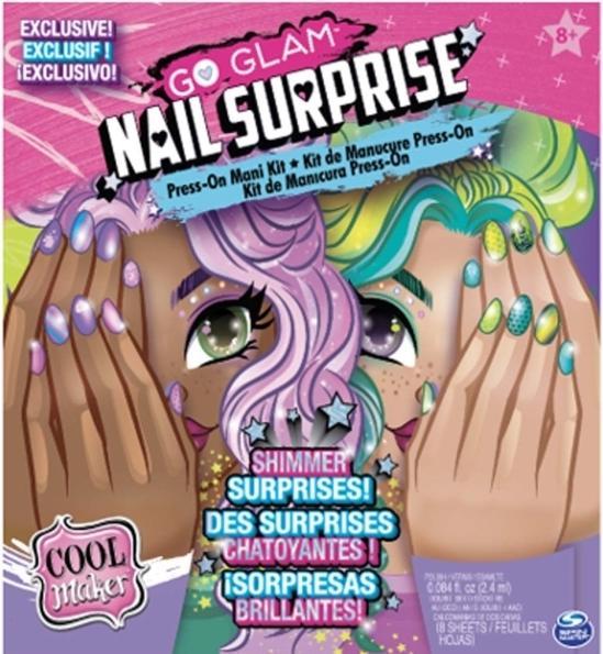 Image du produit Spin Master Cool Maker, GO GLAM U-nique Metallic Nail Salon avec 200 icônes et designs, 4 vernis bonus