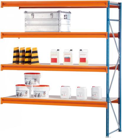 Produktbild Schulte Lagertechnik Anbauregal W100 mit Spanplatten