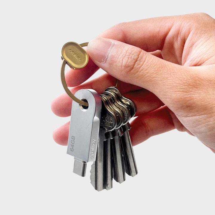 Image du produit Orbitkey USB-C keyring flash drive, 64GB (64 Go, USB-C)