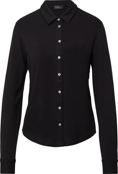 Immagine prodotto s.Oliver T-Shirt Jerseybluse mit Perlmuttknöpfen (44)