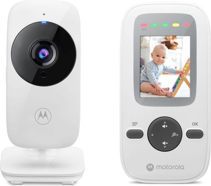 Motorola Babyphone vidéo VM481 (Vidéo et audio, 300 m)