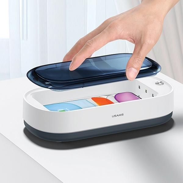 Image du produit Usams Boîte de stérilisation UV avec station de charge Qi