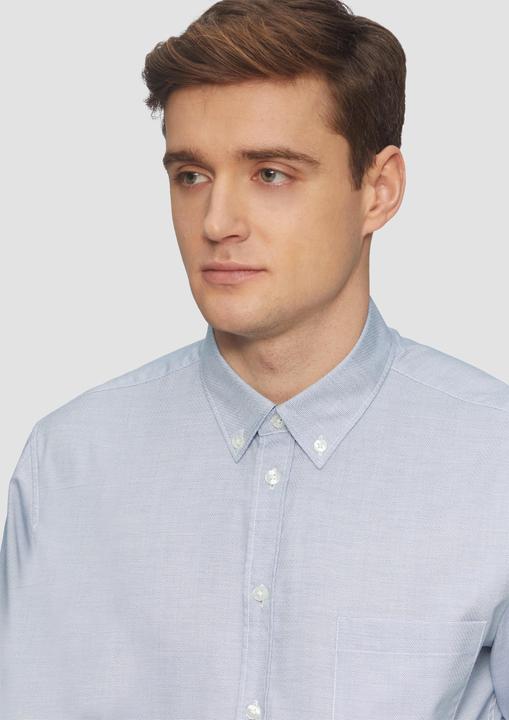Image du produit S.Oliver Hemd Tailored Fit: Elastisches Baumwollhemd mit Strukturmuster (44)