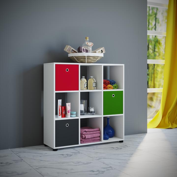 Produktbild VCM Holz Raumteiler Stand Regal Benas 3x3 (90 x 30 x 93 cm)