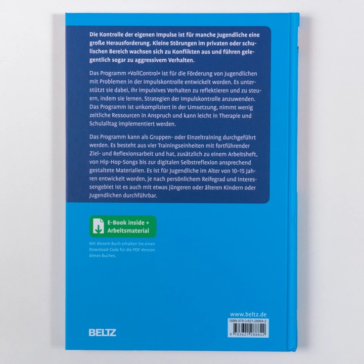 Actual product image Impulskontrolle bei Jugendlichen (German, Anna Katharina Mehlhorn, 2022)