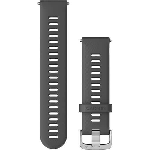 Garmin Išmanusis laikrodis Accy, fascia di ricambio, Forerunner 255, Pilkas (22 mm, Silicone), Cinturini per orologi, Grigio