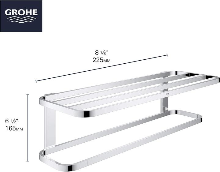 Actual product image Grohe Selection multi bath towel holder