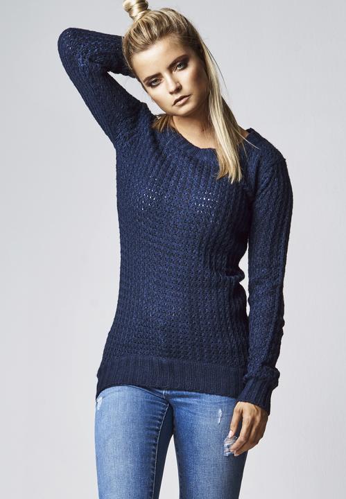 Produktbild Urban Classics Ladies Long Wideneck Sweater (XL)