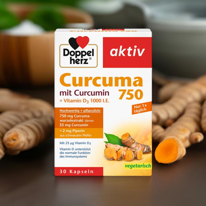 Actual product image Queisser Pharma Curcuma 750 (30 pcs., Capsules)
