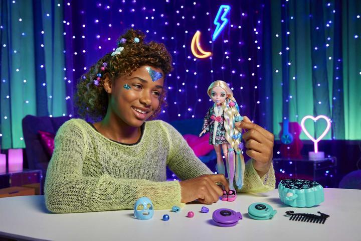 Actual product image Monster High Mattel Lalka Spa Day Lagoona Blue