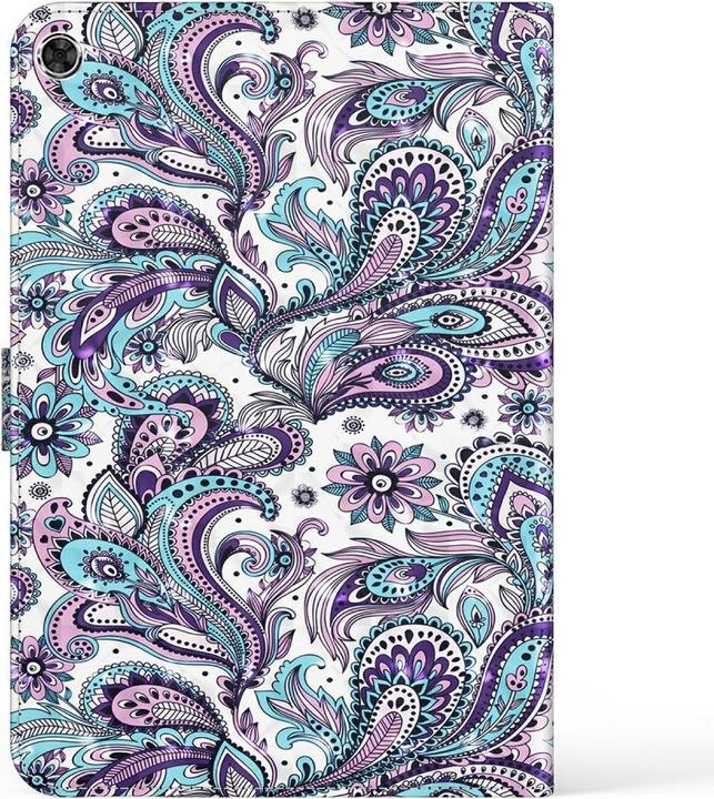 Productafbeelding Cover-Discount Galaxy Tab A8 10.5 - Etui Glitter Effect Paisley (Galaxy Tab A8)