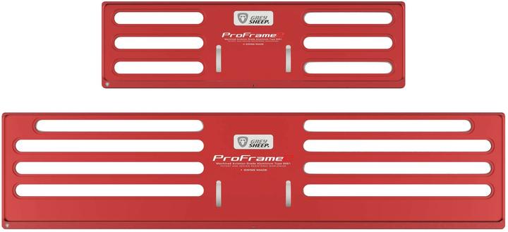 Produktbild Grey Sheep Nummerrahmen (Front + Heck, Langformat)