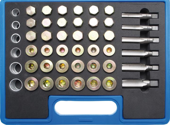 Produktbild BGS Reparatursatz für Öl-Ablass-Gewinde 114-tlg.