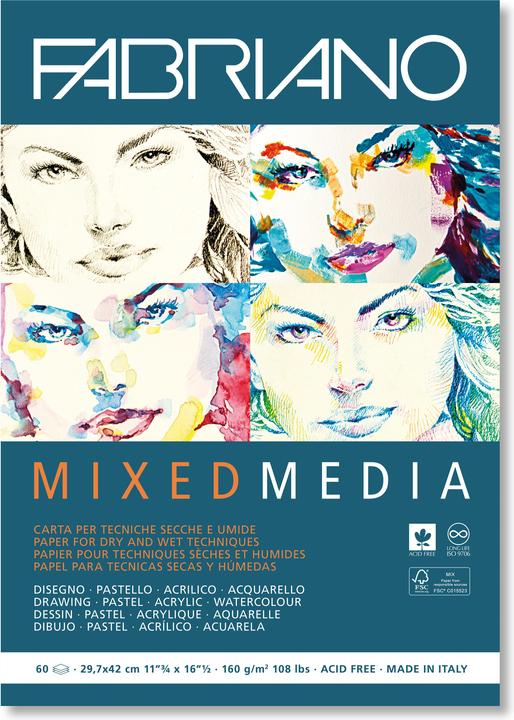 Image du produit Fabriano Mixed Media (A3, Blanc)