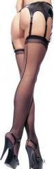 Image du produit Leg Avenue Bas jarretière avec couture (Taille unique)