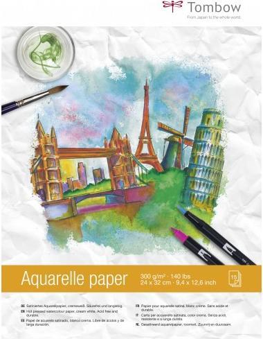 Actual product image Tombow Watercolour block (24 x 33 cm)