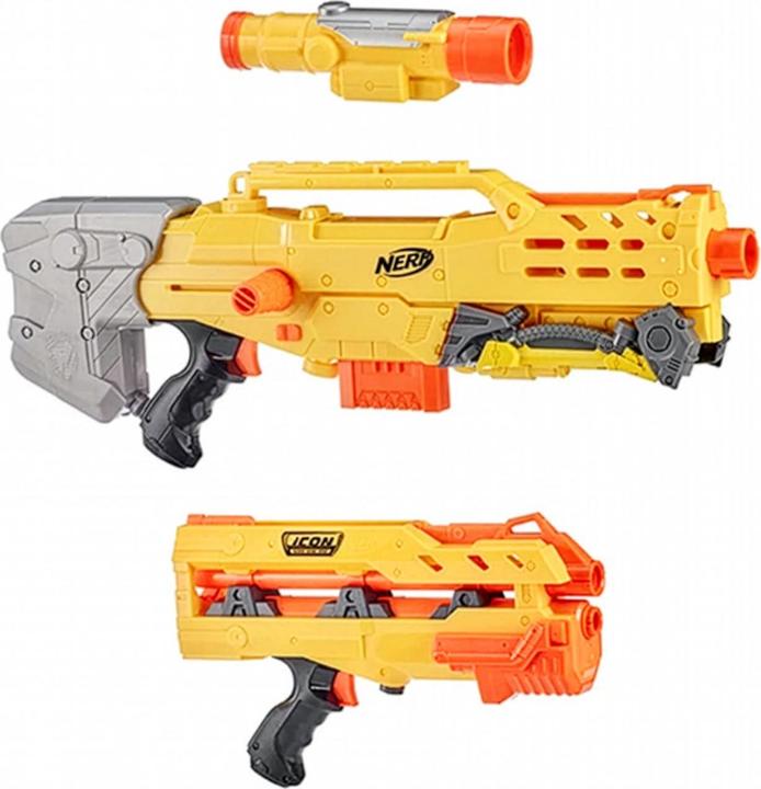 Produktbild Hasbro Nerf N-Strike Icon Series Longshot CS-6 Foam 3in1 Blaster 8 Years E8886EU50