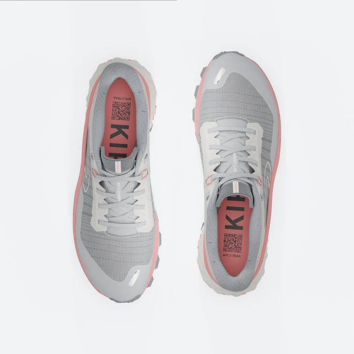 Produktbild Kiprun Trailrunningschuhe Damen - MT Cushion 2 grau/rosa (37)
