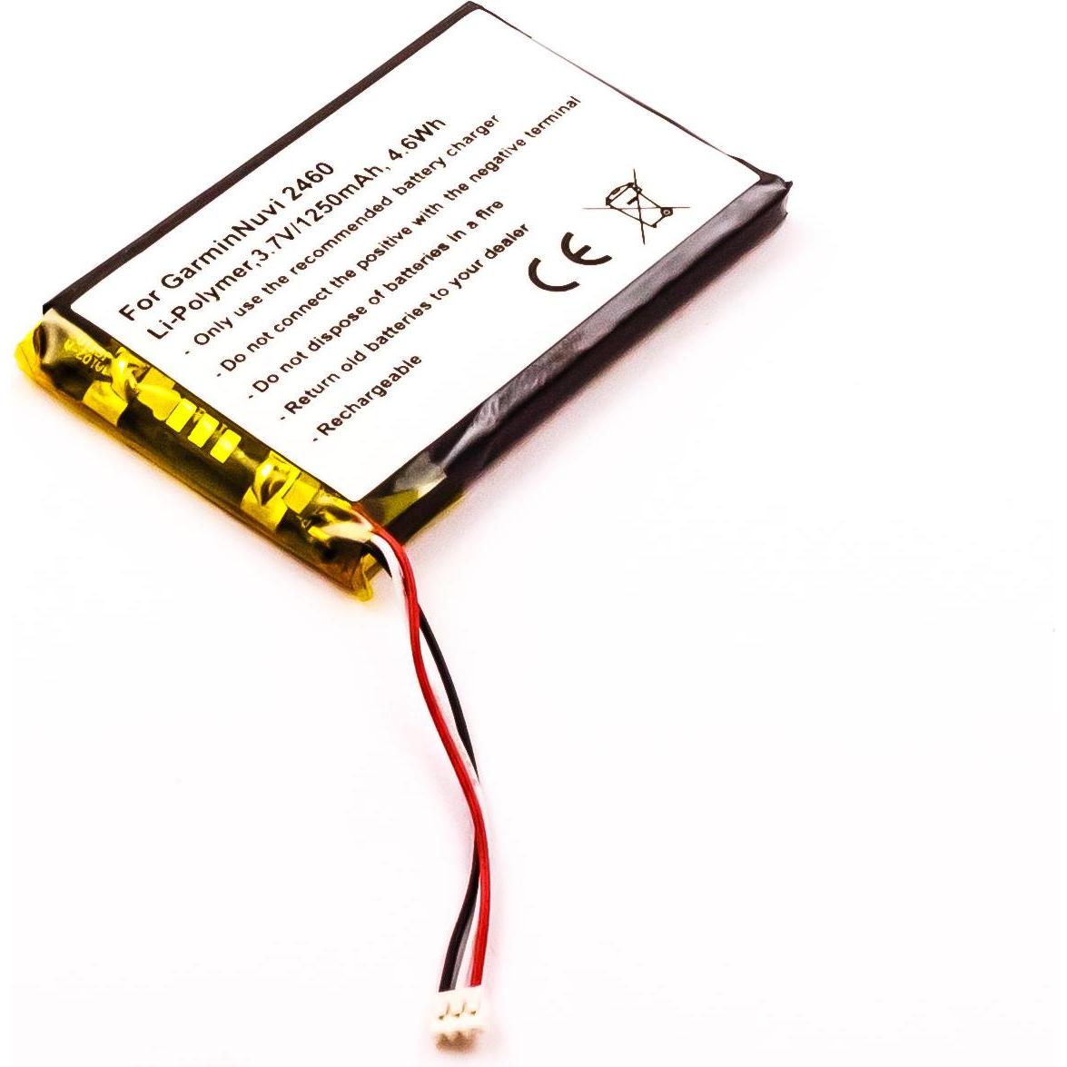 Thumbnail - AGI, Fahrzeug Navigation Zubehör, 30343 - Akku - Garmin - Schwarz - Lithium Polymer (LiPo) - 1250 mAh - 3,7 V