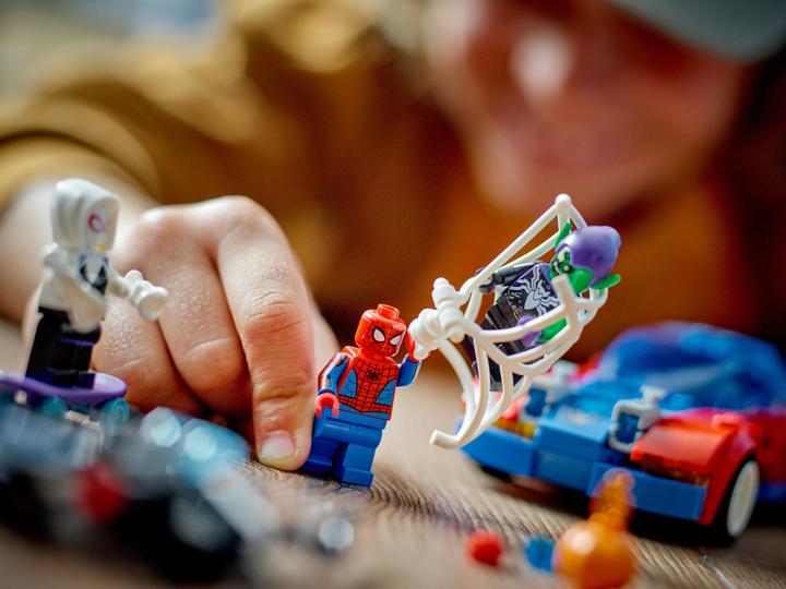 Produktbild LEGO Spider-Mans Rennauto & Venom Green Goblin (76279, LEGO Marvel)