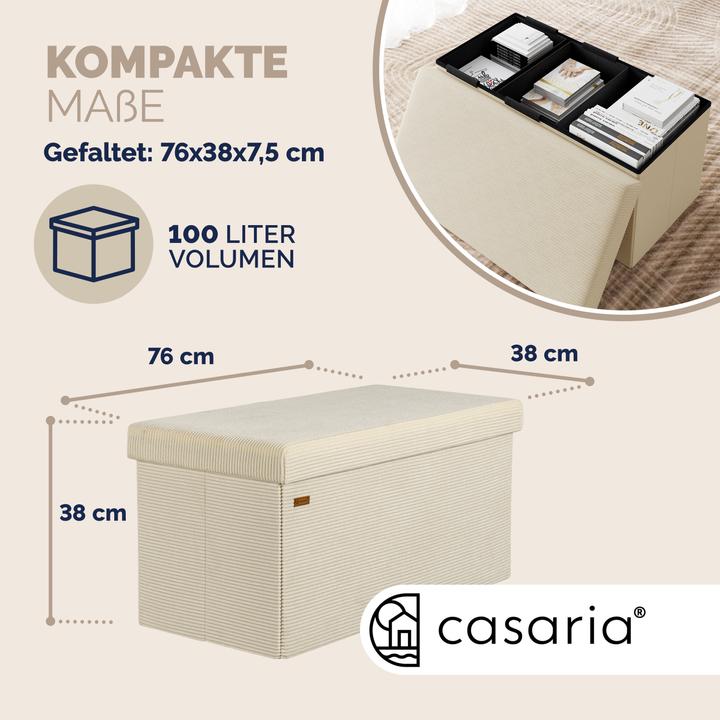 Produktbild Casaria Sitztruhe (76 cm)