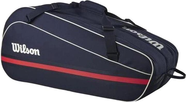 Actual product image Wilson 6PK TEAM RACKET BAG 2025 Navy Navy/ (6R)