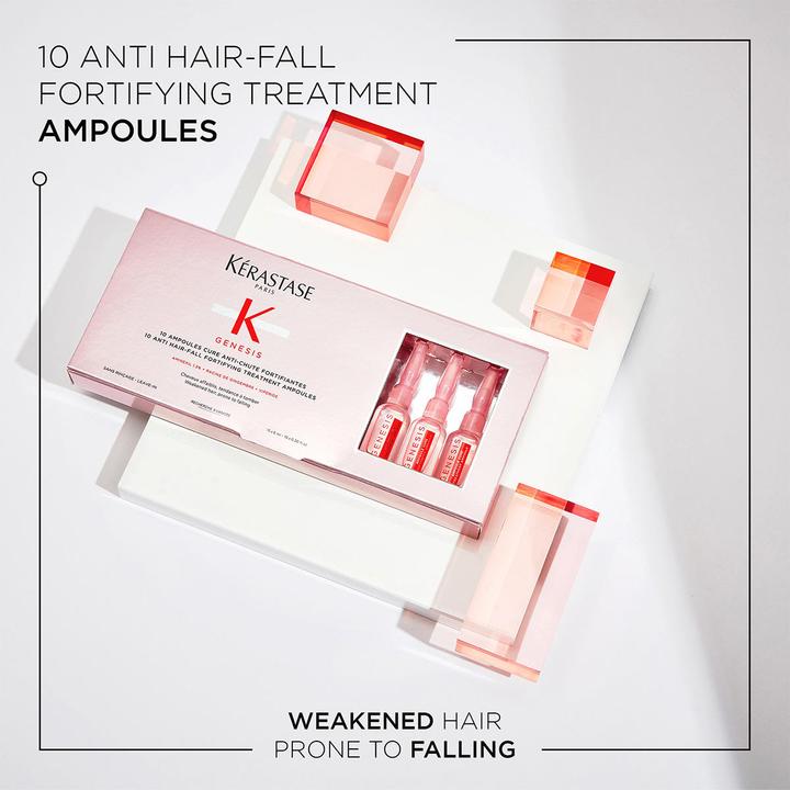 Produktbild Kérastase Genesis Ampoules Cure Fortifiante Anti-Chute (60 ml)