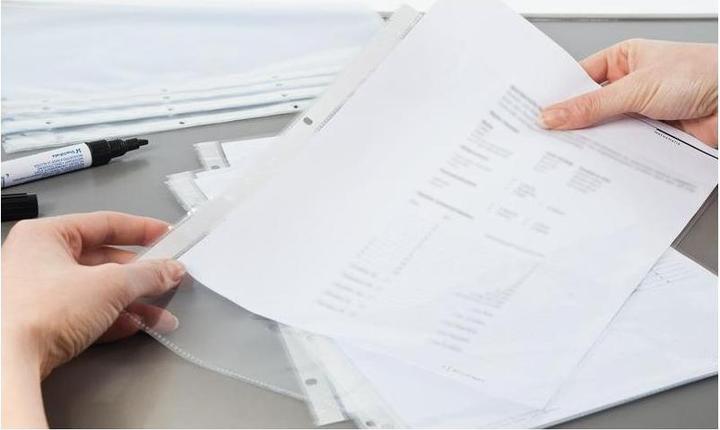 Produktbild Q-Connect Zeigebuchtaschen (A4, 100x)