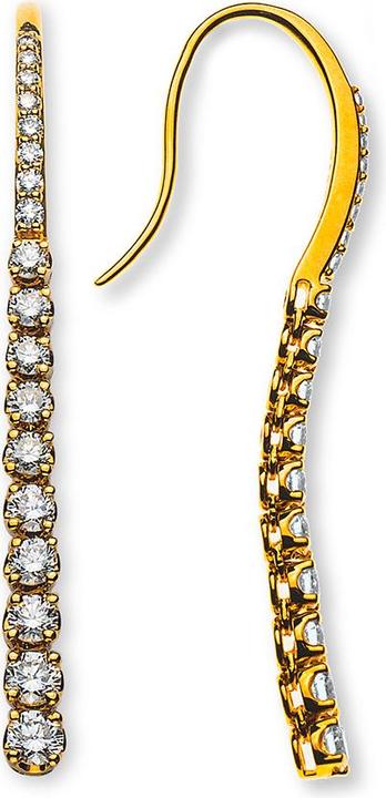 Produktbild Muau Diamantohrhänger (750/18K Gelbgold)
