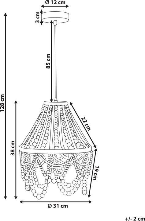 Actual product image Beliani Menik (31 cm)