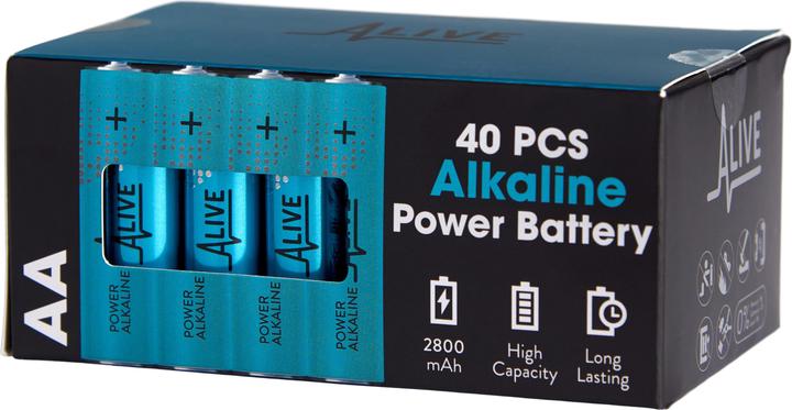 Actual product image Alkaline Power Batterie (40 pcs., AA, 2800 mAh)