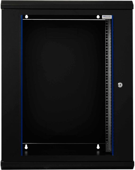 Actual product image Wirewin 19/ Wandschrank, einteilig, Pro 3nd Generation, 600x450mm, schwarz (15 RU, 19 inch rack)