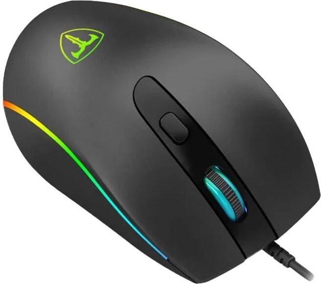 Actual product image T-Dagger Recruit2 gaming mouse black RGB lighting (Cable)