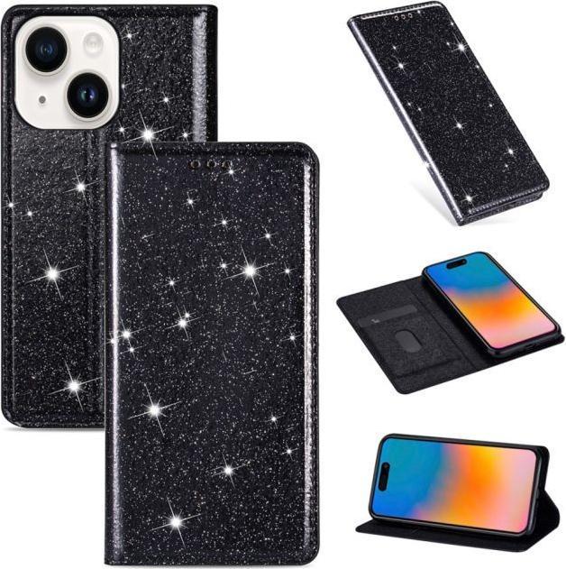 Actual product image MU Style Glitter Sequins Stand Series (Apple iPhone 15 Plus)