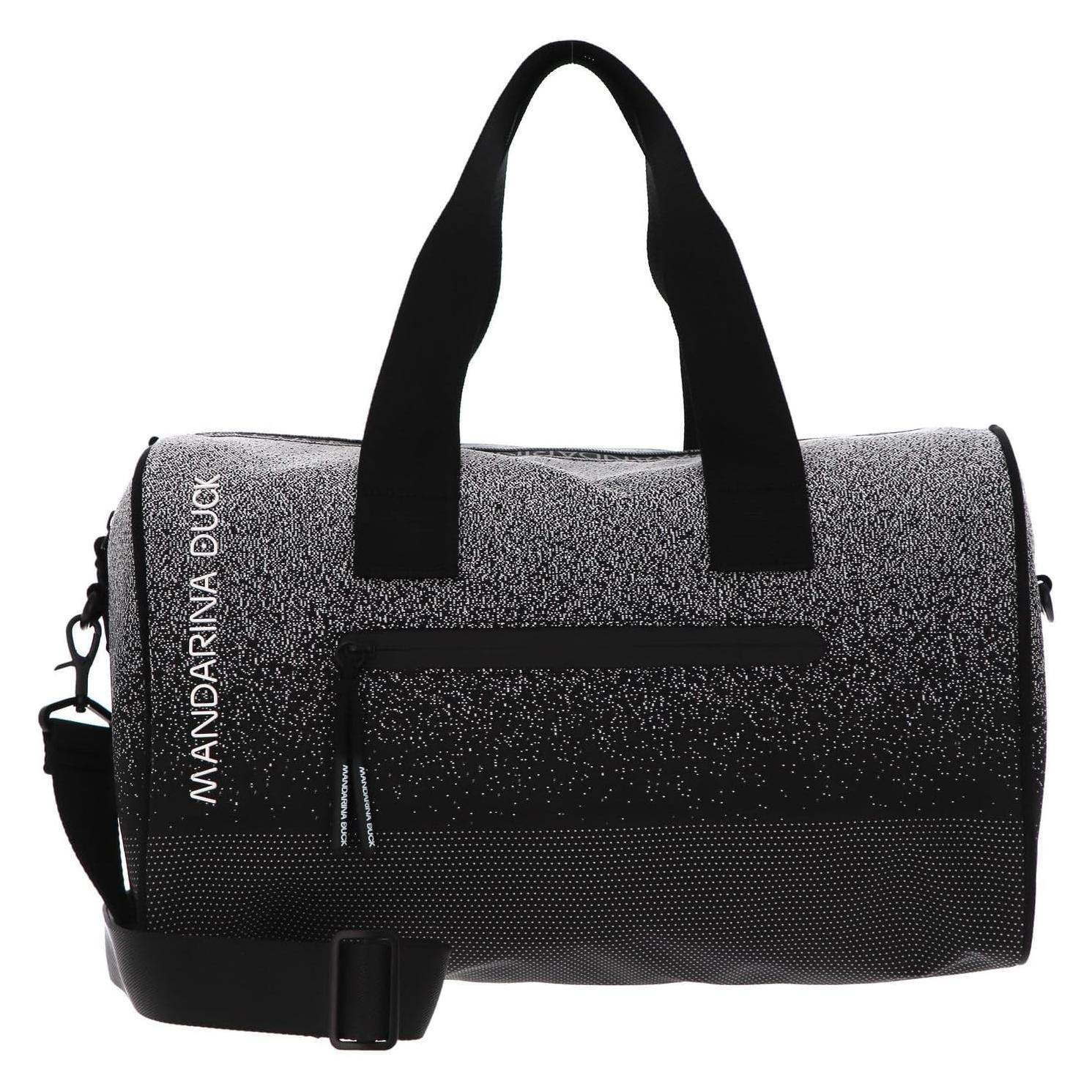 Mandarina Duck, Damen, Tasche, Athleisure Duffle Mit Wasserabweisendem Polyester Und Reflektierendem Logo, Grau