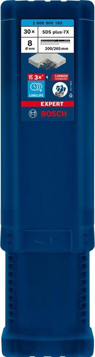 Productafbeelding Bosch Professional Zubehör Expert SDS plus-7X klopboormachine, 8 x 200 x 265 mm,30-delig. (8,00 mm)
