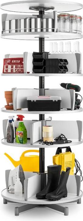 Produktbild Moll Ordnerdrehsäule Multifile 4 Etagen 96 Ordner weiss