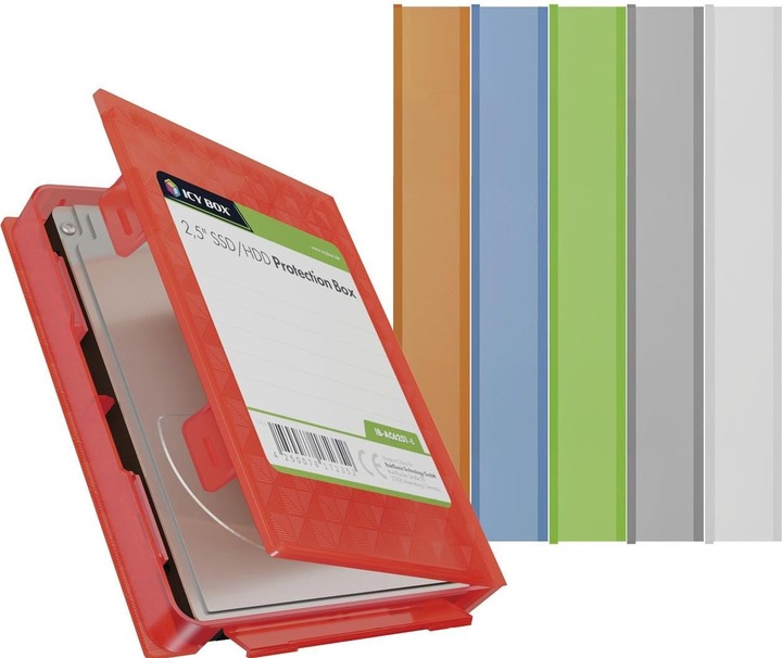 Icy Box IB-AC6251-6 2.5"-Festplatte Schutzgehäuse 6er Pack