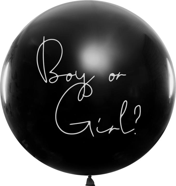 Immagine prodotto Partydeco Palloncino Ragazzo o Ragazza - Ragazzo blu riempito, Ø 1 m, 1 pz.