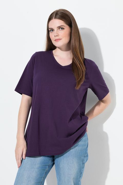 Actual product image Ulla Popken 2 Pack of Eco Cotton Basic Tees (60)