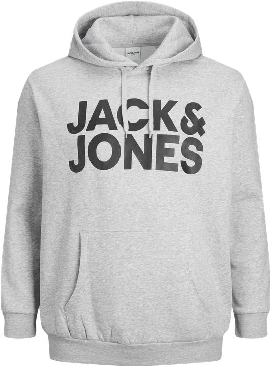 Actual product image Jack & Jones Basic Logo Plus Size Hoodie (XXL)