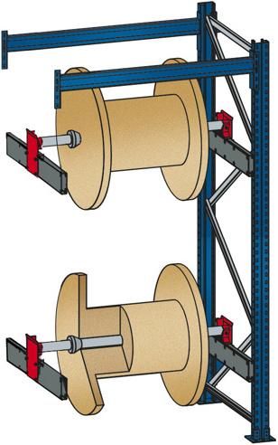 Produktbild Schulte Lagertechnik BlockRoll Kabeltrommel-Anbauregal