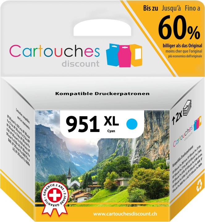 Produktbild Cartouches Discount HP 951XL (C)