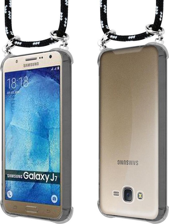 Produktbild Cadorabo TPU Handy Kette SILBER Cover